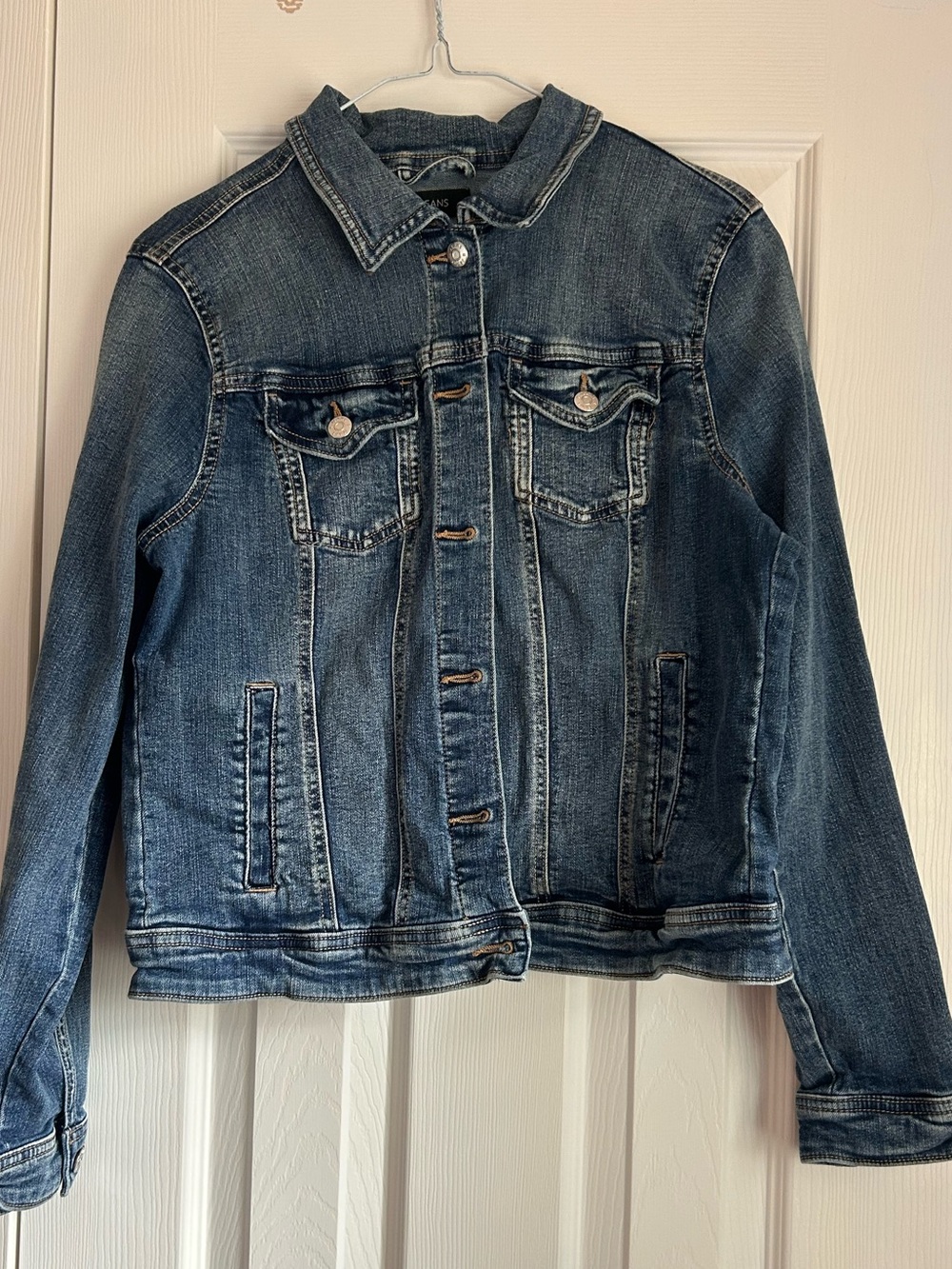 Reitmans Washed Blue Denim Jacket